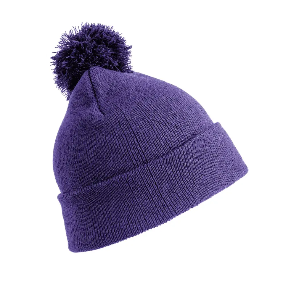 Pomponmuts Beanie, purple — productfoto 10