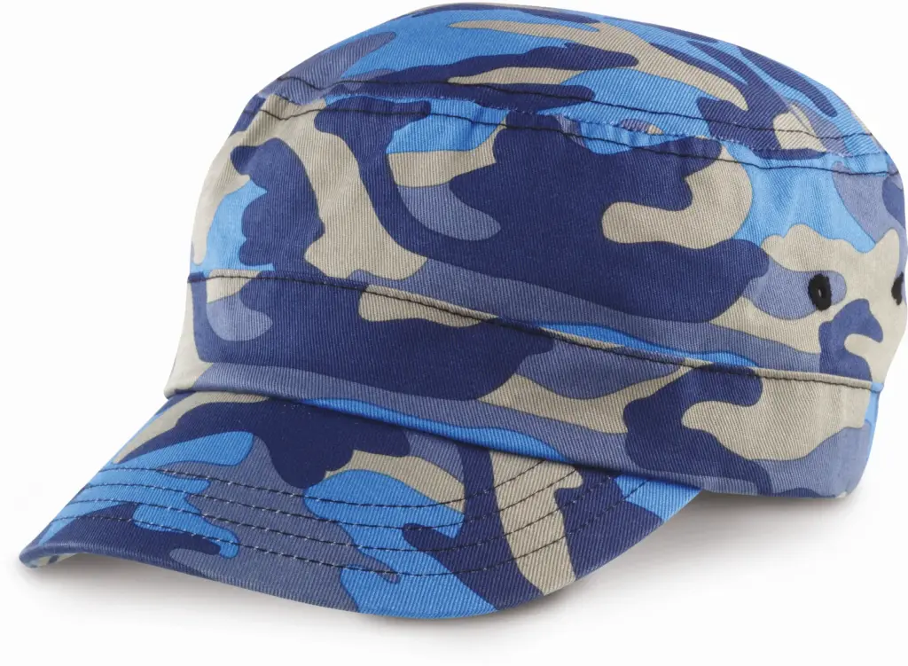 PS_RC059X_INDIGOCAMO - Hidalgo-werbeartikel Urban Camo Cap, indigo camo — productfoto 2
