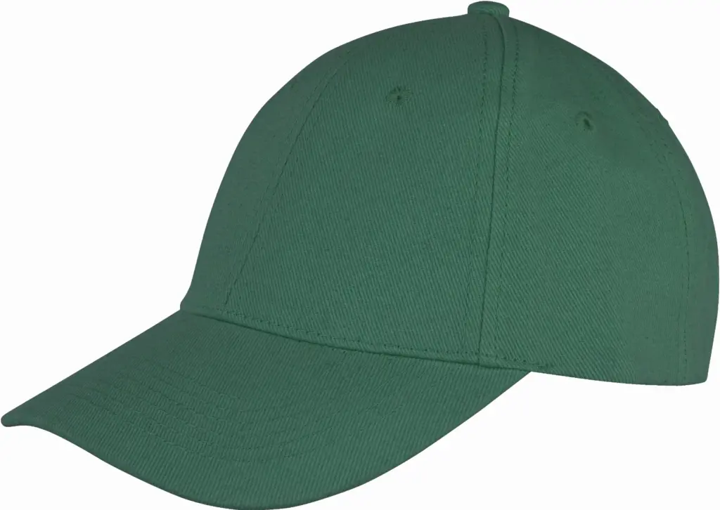 PS_RC081X_BOTTLEGREEN - Hidalgo-werbeartikel Memphis low-profile pet van geborsteld katoen, bottle green — productfoto 7