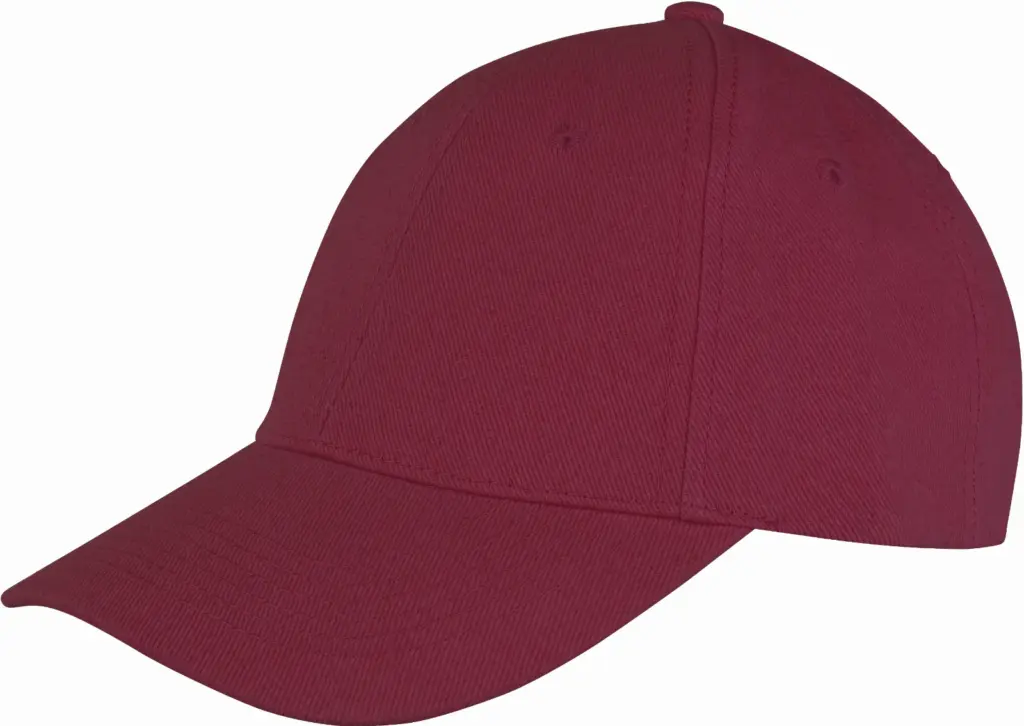 PS_RC081X_BURGUNDY - Hidalgo-werbeartikel Memphis low-profile pet van geborsteld katoen, burgundy — productfoto 8