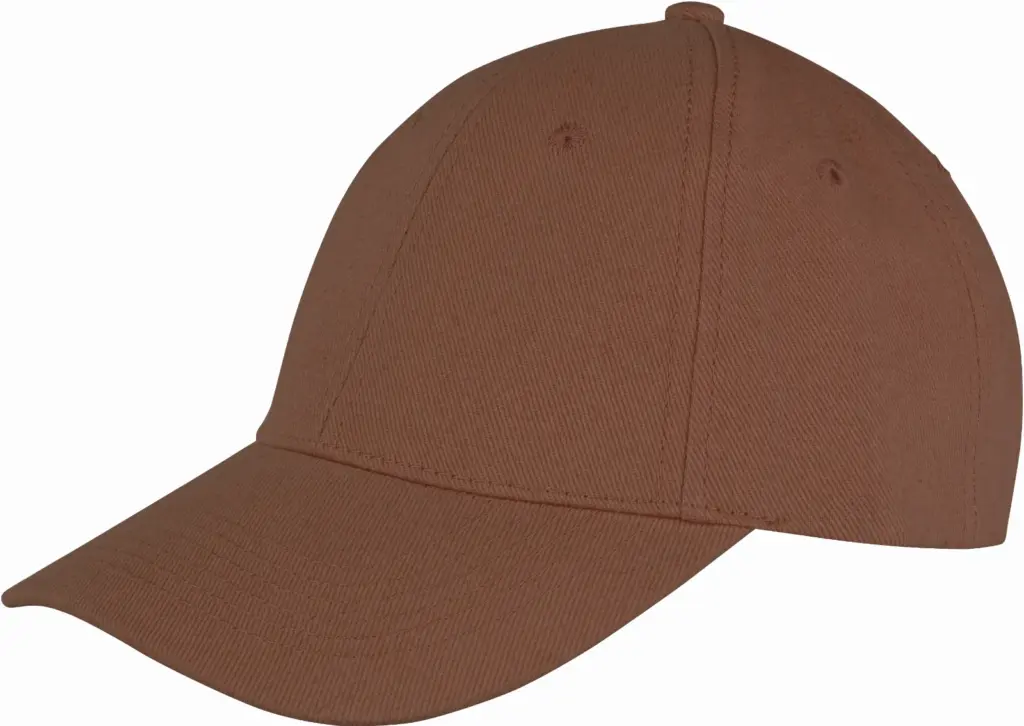 PS_RC081X_CHOCOLATEBROWN - Hidalgo-werbeartikel Memphis low-profile pet van geborsteld katoen, chocolate brown — productfoto 10