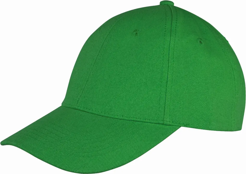 PS_RC081X_EMERALDGREEN - Hidalgo-werbeartikel Memphis low-profile pet van geborsteld katoen, emerald green — productfoto 12