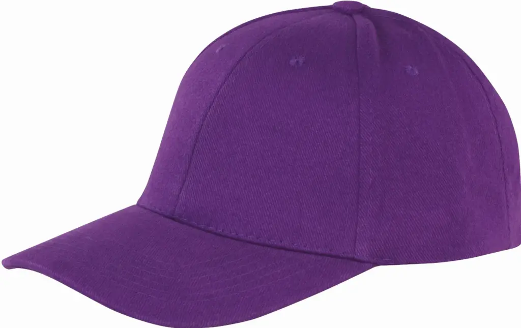 PS_RC081X_PURPLE - Hidalgo-werbeartikel Memphis low-profile pet van geborsteld katoen, purple — productfoto 18
