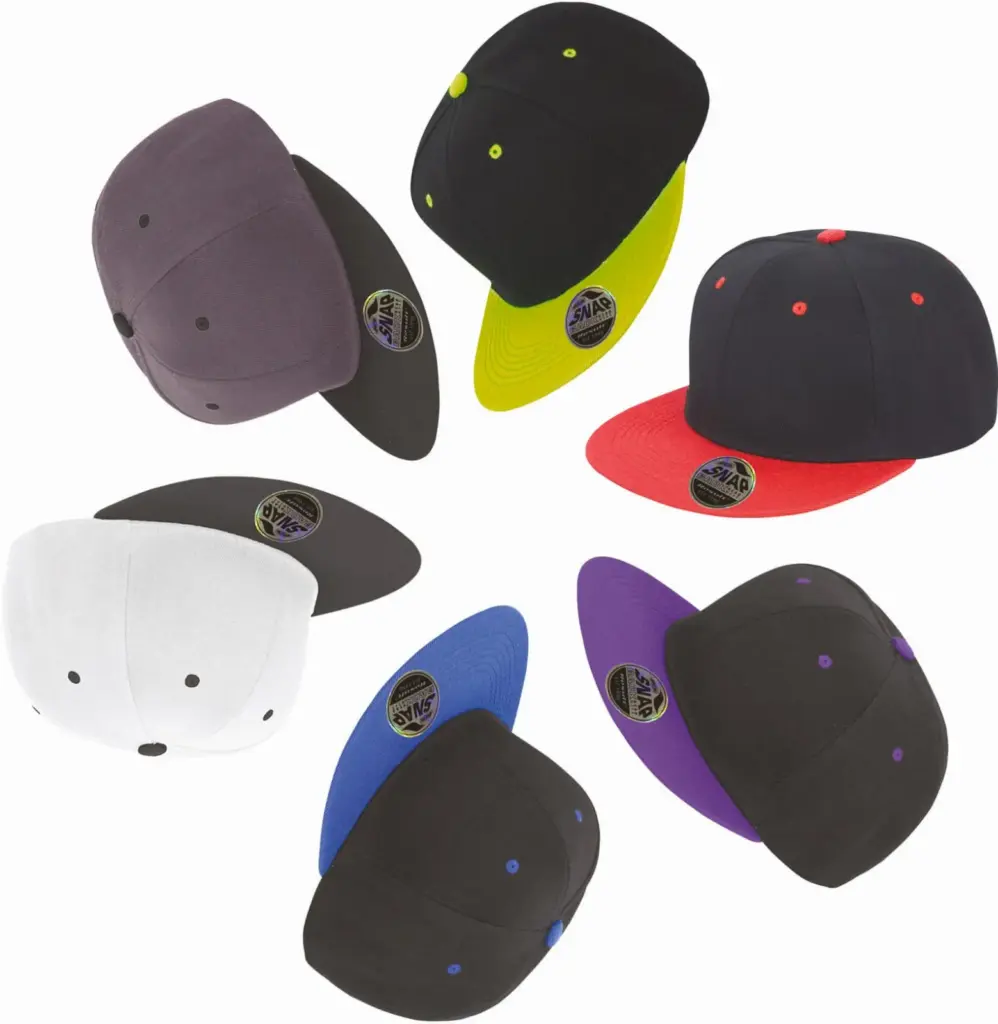 RC082X-9_2017 - Hidalgo-werbeartikel Tweekleurige bronx original snapbackpet met platte klep — productfoto 2