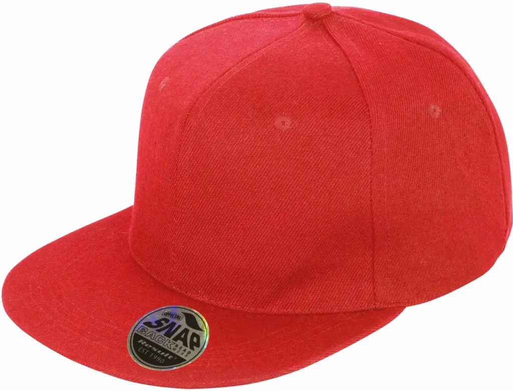 PS_RC083X_RED - Hidalgo-werbeartikel Bronx Original snapbackpet met platte klep — productfoto 7
