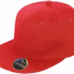 PS_RC083X_RED - Hidalgo-werbeartikel Bronx Original snapbackpet met platte klep — productfoto 7