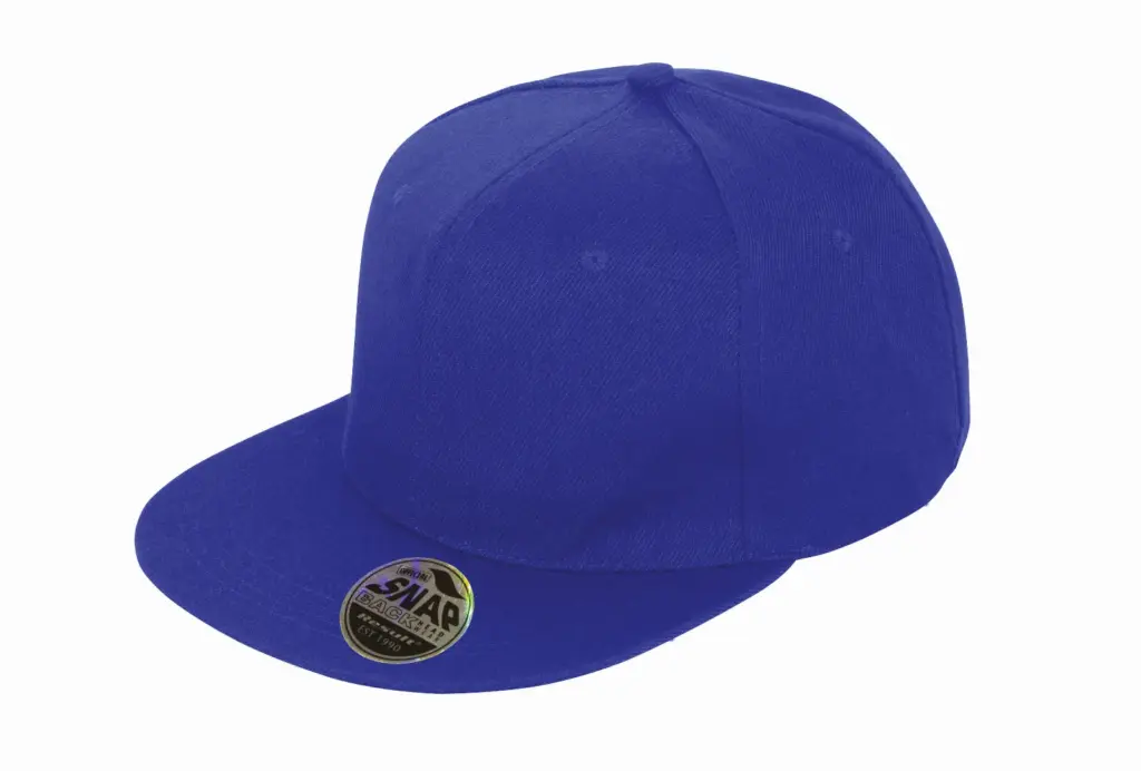 PS_RC083X_SAPPHIREBLUE - Hidalgo-werbeartikel Bronx Original snapbackpet met platte klep, sapphire blue — productfoto 8