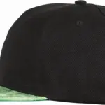 Bronx glitter snapbackpet met platte klep, black / green — productfoto 5