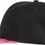 PS_RC087X-S_BLACK-PINK - Hidalgo-werbeartikel Bronx glitter snapbackpet met platte klep, black / pink — productfoto 6