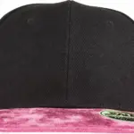 Bronx glitter snapbackpet met platte klep, black / pink — productfoto 7