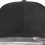 Bronx glitter snapbackpet met platte klep, black / silver — productfoto 8