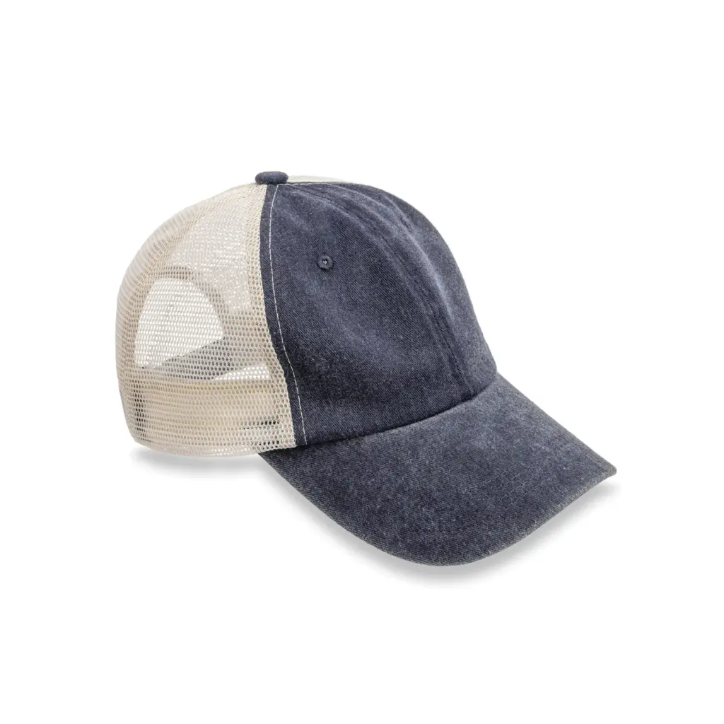 RC094X - Vintage truckerpet, vintage denim — productfoto 3