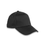 RC096X - 5-panel pet van biologisch katoen, black