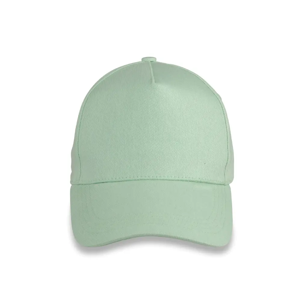 RC096X - 5-panel pet van biologisch katoen, mint — productfoto 4