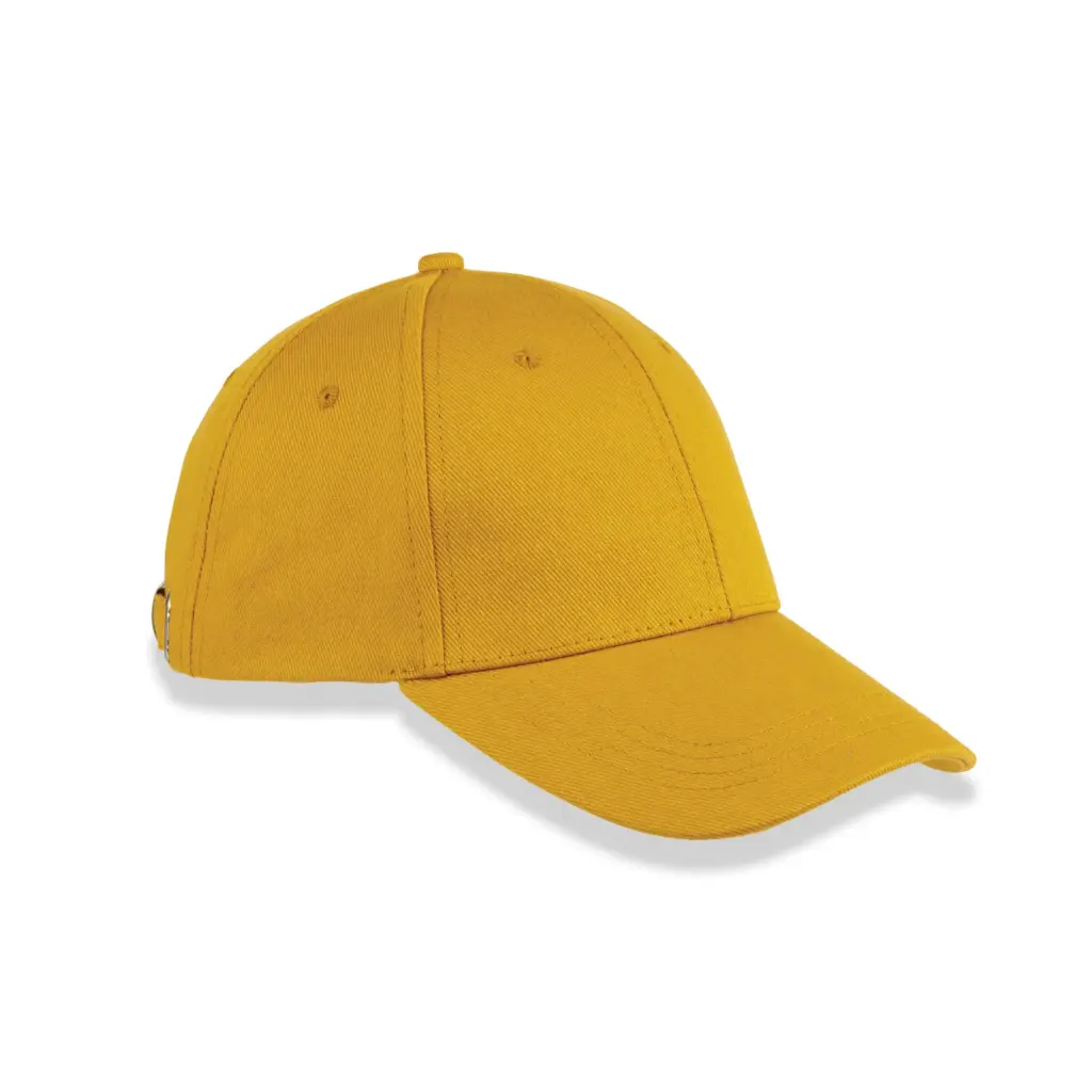 PS_RC097X-S_MUSTARD - Hidalgo RC097X - 6-panel pet van biologisch katoen, mustard — productfoto 2