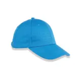 RC097X - 6-panel pet van biologisch katoen, ocean blue — productfoto 4