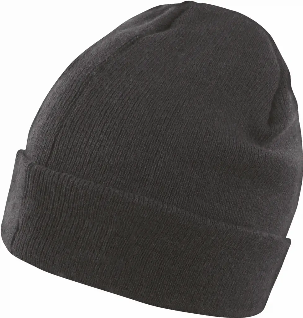 PS_RC133X_BLACK - Hidalgo Lichtgewicht Thinsulate™ Hat, black — productfoto 3
