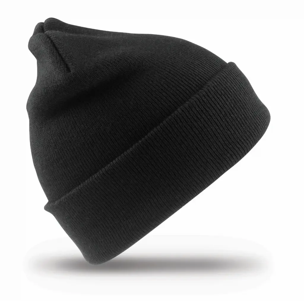 PS_RC929X-S_BLACK - Hidalgo Muts van gerecycled polyester, black — productfoto 3