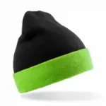 PS_RC930X-S_BLACK-LIME - Hidalgo Gerecyclede klassieke muts, black / lime — productfoto 6