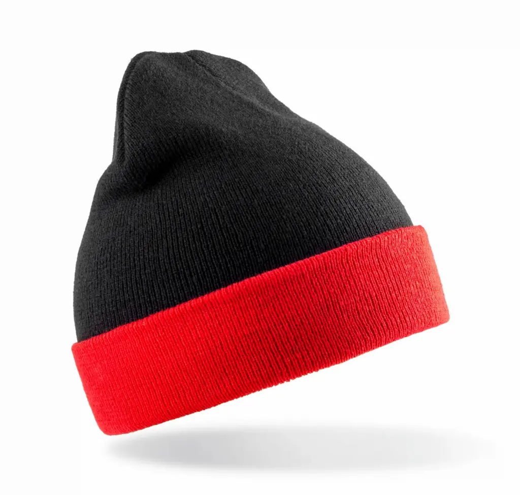 PS_RC930X-S_BLACK-RED - Hidalgo Gerecyclede klassieke muts, black / red — productfoto 8