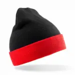 PS_RC930X-S_BLACK-RED - Hidalgo Gerecyclede klassieke muts, black / red — productfoto 8