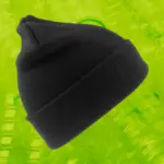Gerecyclede Thinsulate™ muts, black — productfoto 3