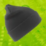 Gerecyclede Thinsulate™ muts, charcoal — productfoto 4