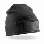 Bedrukbare muts van gerecycled Thinsulate™, black — productfoto 5