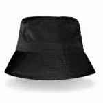 Gerecyclede bucket hat, black — productfoto 2