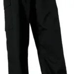 Polykatoenen Twill broek, black — productfoto 5