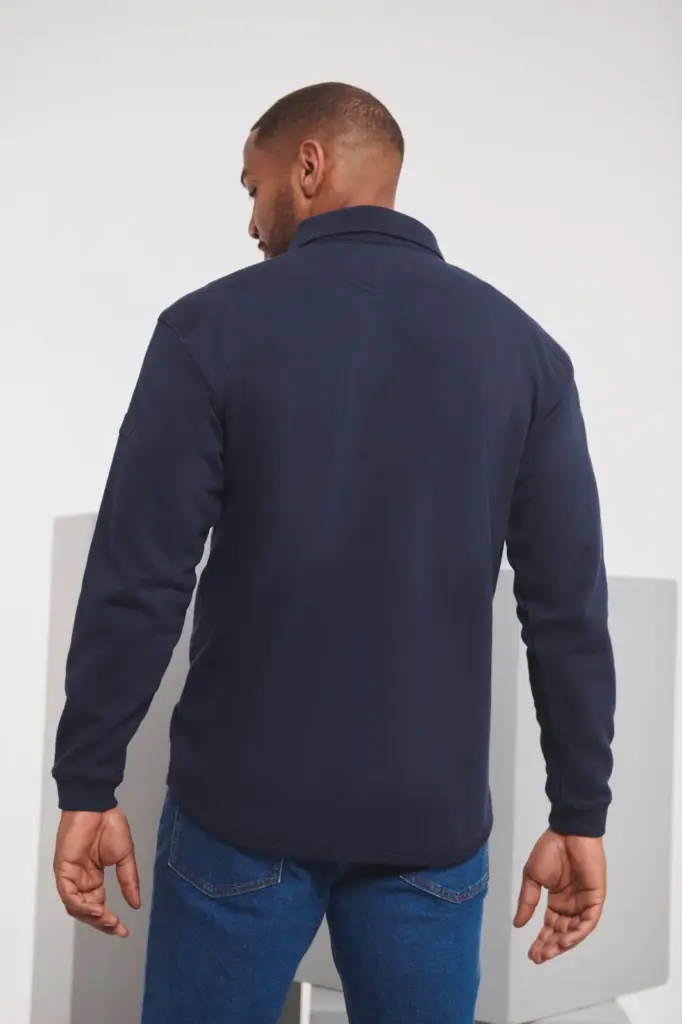 RU012M_2023 - Hidalgo-werbeartikel Heavy Duty sweater met kraag — productfoto 2