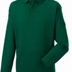 Heavy Duty sweater met kraag, bottle green — productfoto 4