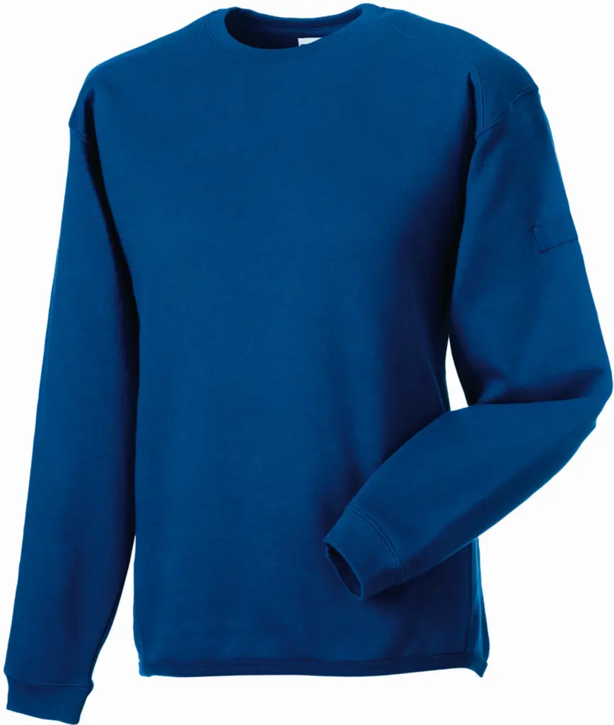 Heavy Duty ronde hals sweater, bright royal — productfoto 5