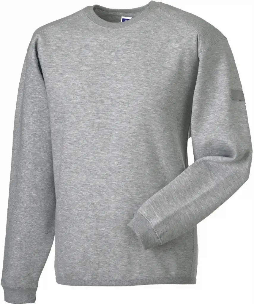 Heavy Duty ronde hals sweater, light oxford — productfoto 7