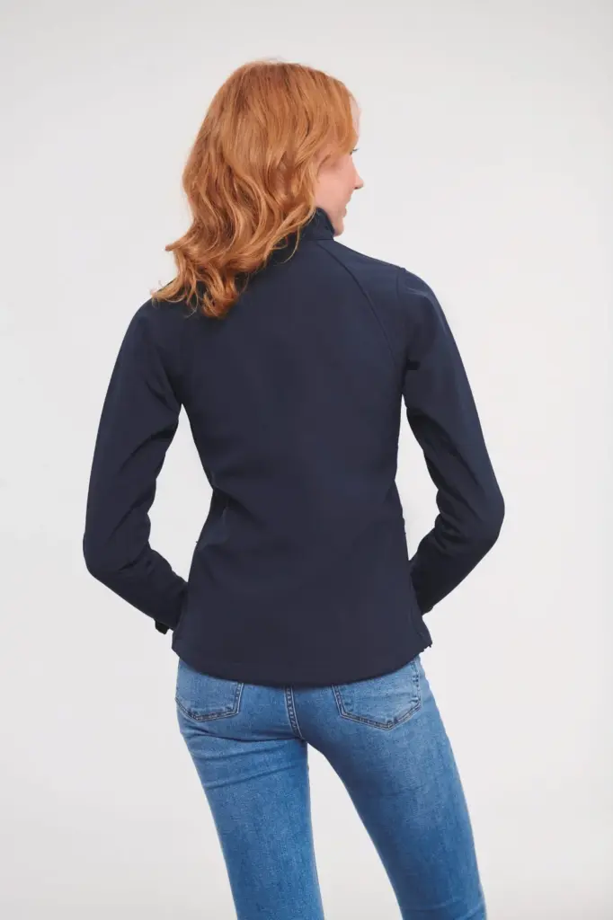 RU140F_2023 - Hidalgo-werbeartikel Ladies' Softshell Jacket — productfoto 2