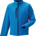 Men's Softshell Jacket, azur blue — productfoto 3