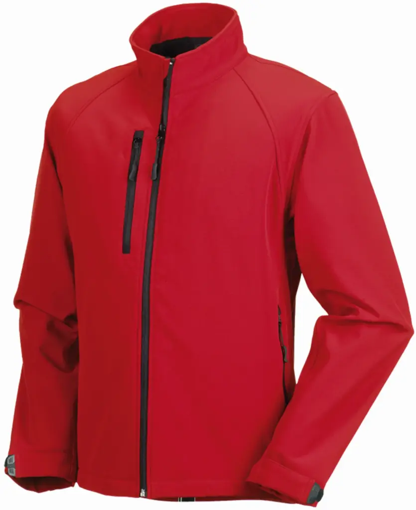 Men's Softshell Jacket, classic red — productfoto 6