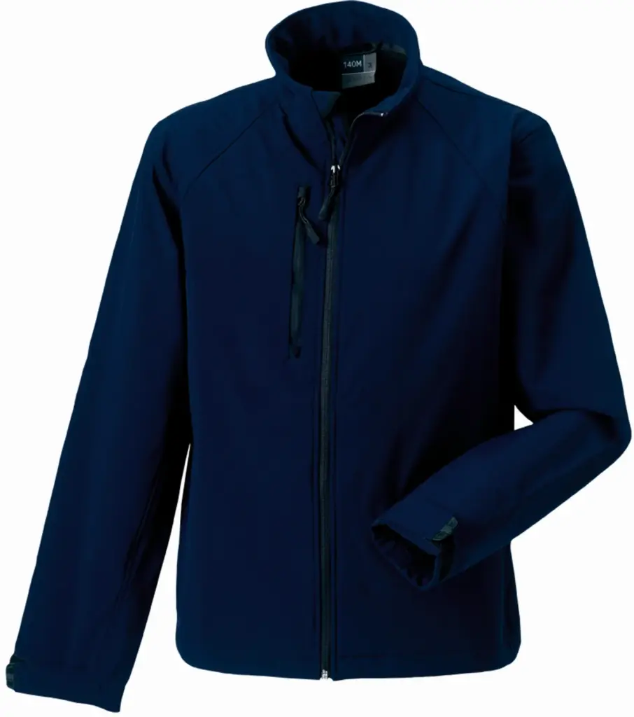 Men's Softshell Jacket, french navy — productfoto 7