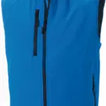 Men's Softshell Gilet, azur blue — productfoto 3
