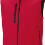Men's Softshell Gilet, classic red — productfoto 5