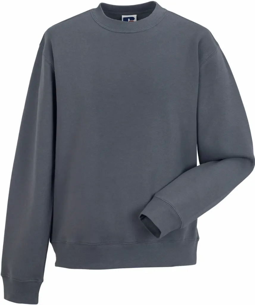 Authentic Sweater met ronde hals, convoy grey — productfoto 8