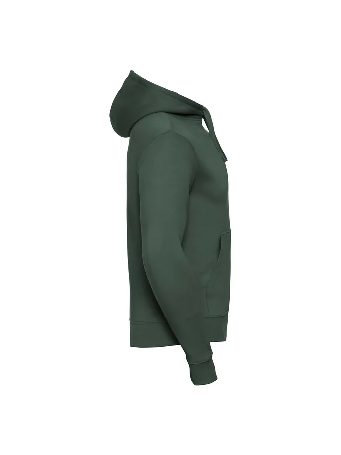 PS_RU265M-S_BOTTLEGREEN - Hidalgo-werbeartikel Authentic Sweater met capuchon, bottle green — productfoto 4