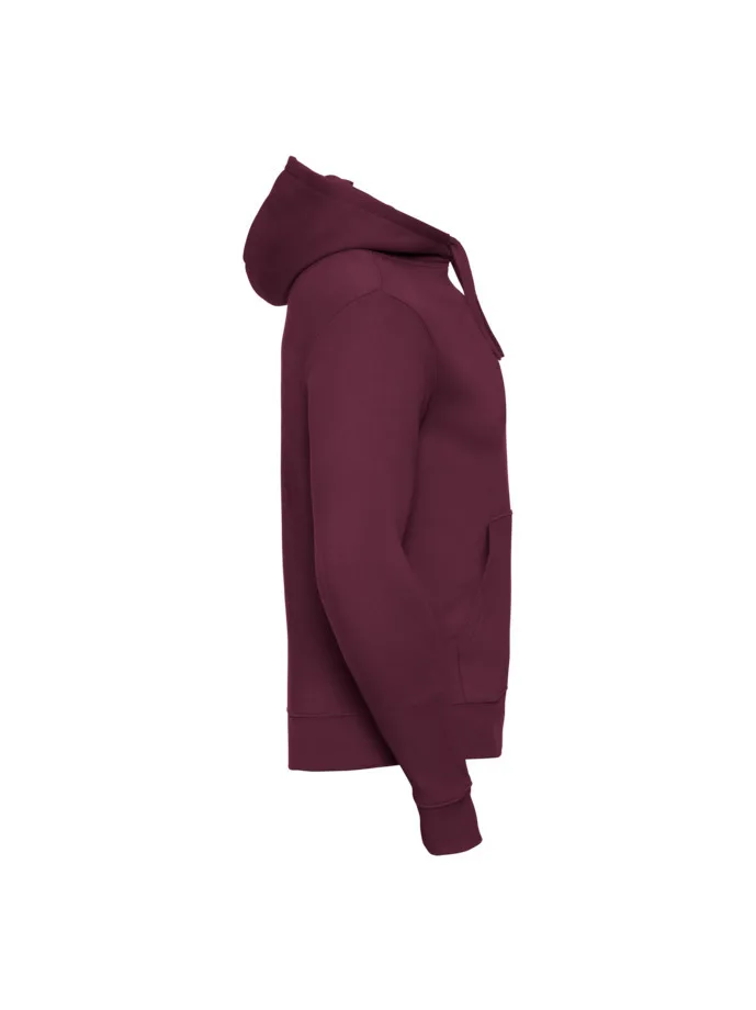 PS_RU265M-S_BURGUNDY - Hidalgo-werbeartikel Authentic Sweater met capuchon, burgundy — productfoto 5