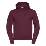 Authentic Sweater met capuchon, burgundy — productfoto 38
