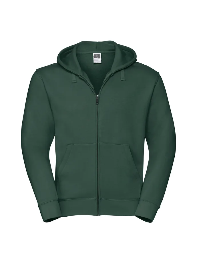PS_RU266M_BOTTLEGREEN - Hidalgo Authentic Sweatvest met capuchon, bottle green — productfoto 12
