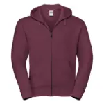 PS_RU266M_BURGUNDY - Hidalgo Authentic Sweatvest met capuchon, burgundy — productfoto 13