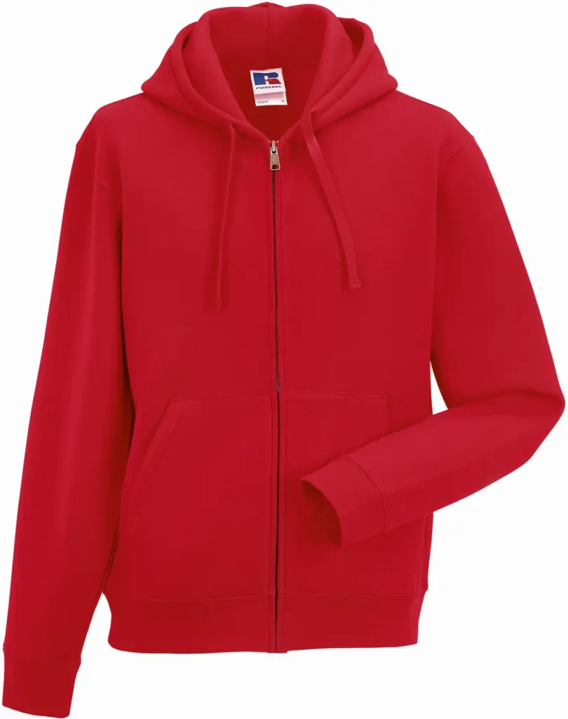 Authentic Sweatvest met capuchon, classic red — productfoto 7