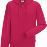 Authentic Sweatvest met capuchon, fuchsia — productfoto 10