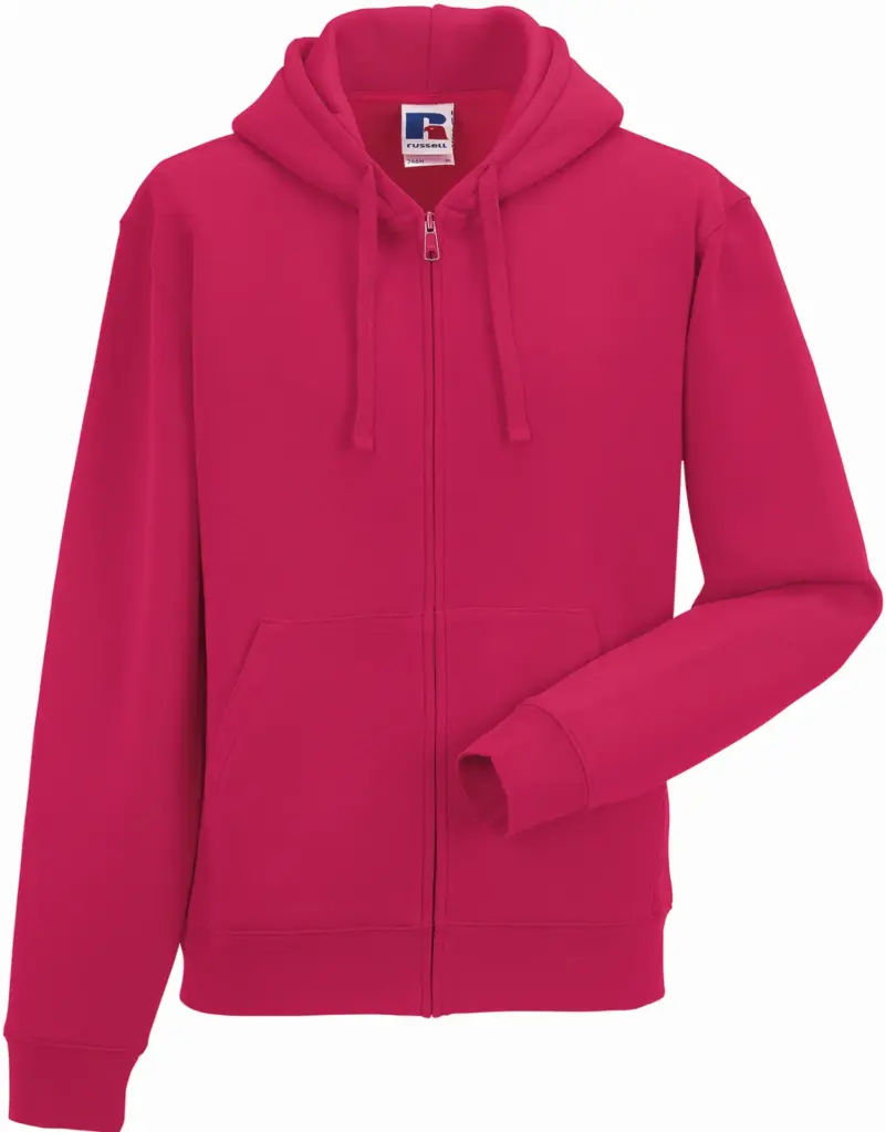 Authentic Sweatvest met capuchon, fuchsia — productfoto 10