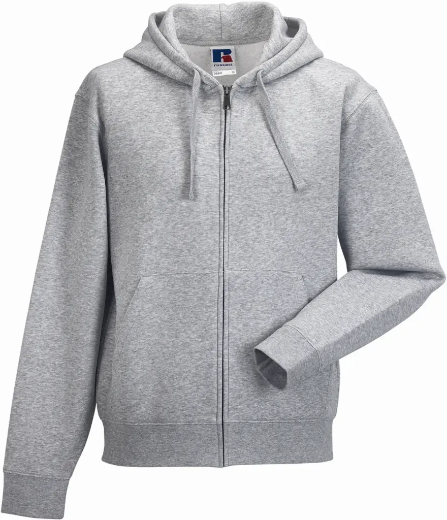 Authentic Sweatvest met capuchon, light oxford — productfoto 11